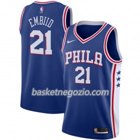 Canotte Uomo Philadelphia 76ers Joel Embiid 21 2019-20 Nike Icon Edition Swingman